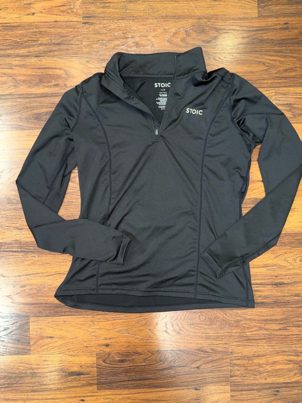 Stoic Black Women's Half-Zip Performance Pullover